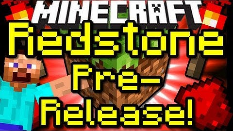 Minecraft 1.5 REDSTONE UPDATE Pre Release!
