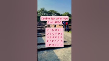 Observation Visual Test: 5 Seconds For You To Spot PESO. Try Your Skills!  #search #puzzle #shorts