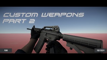 Unity 3D Tutorial Make A FPS ( Custom Weapons Part 2 )