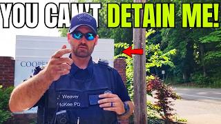 Cop Detains Father For Refusing ID, Immediately Regrets It!