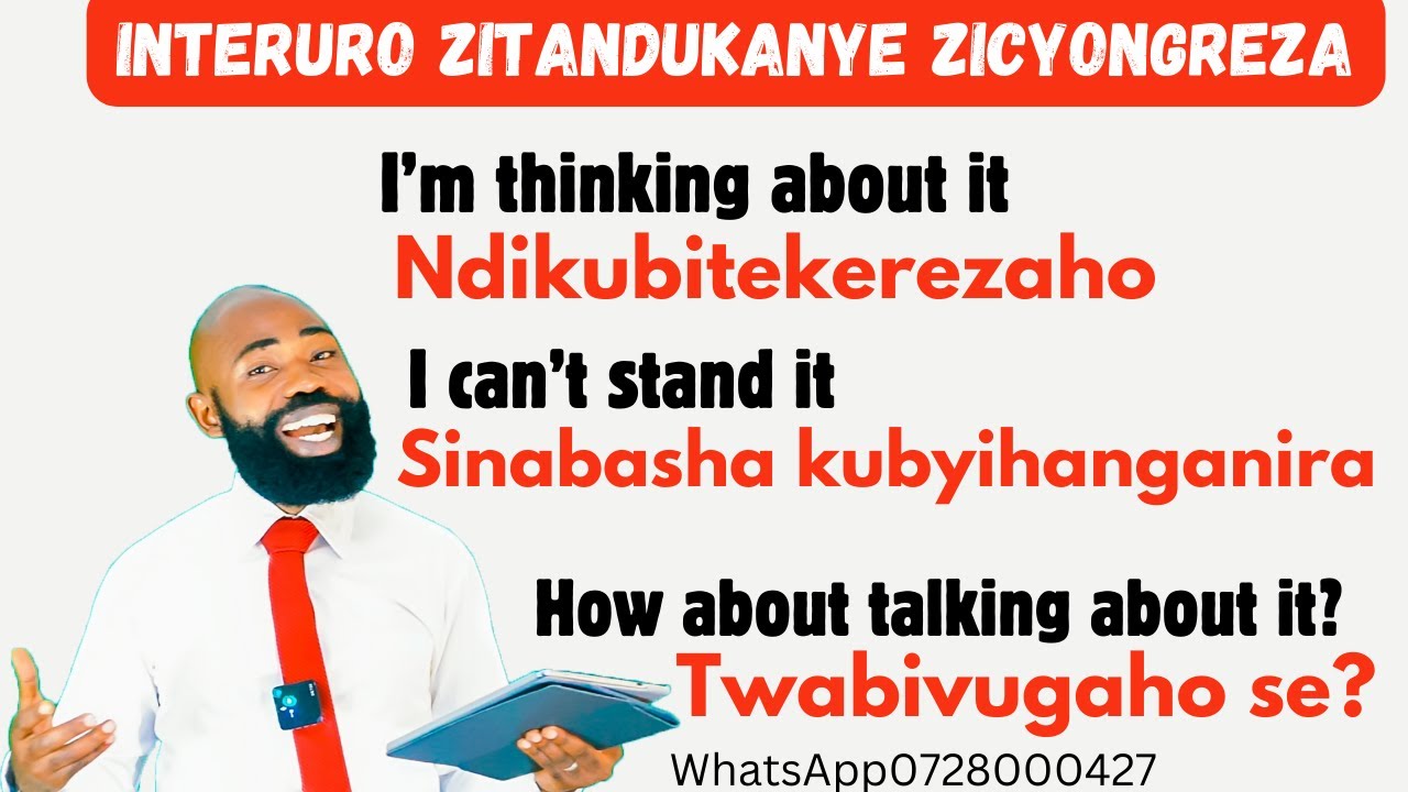 L201: IGA KUVUGA ICYONGEREZA II SOBANUKIRWA INTERURO ZIKORESHWA MU KUVUGA ICYONGEREZA