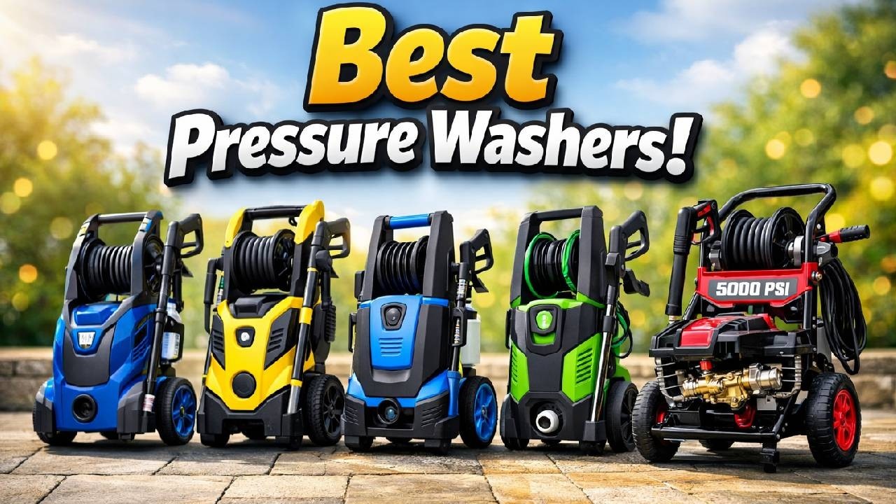 Top 5 Best Pressure Washers 2026 🚿 Clean Anything Like New - YouTube