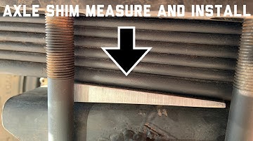 How to measure for and install rear axle shims in your Jeep Cherokee XJ in 5 minutes