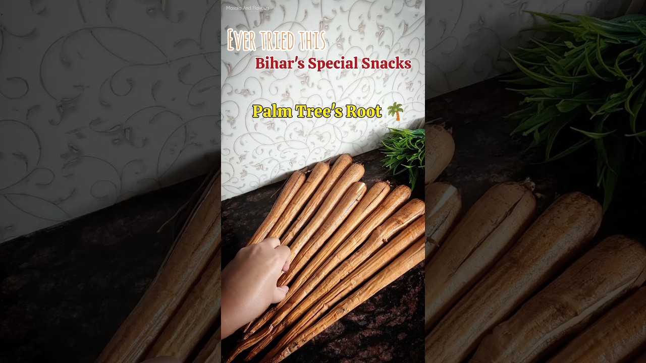 Edible Palm Tree's roots 🌴 