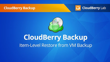 Item-level restore for VMware and Hyper-V with CloudBerry Backup