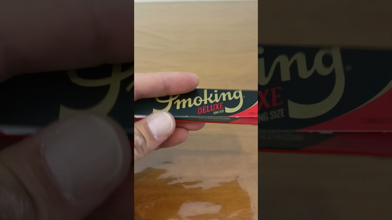 Caixa de Seda Smoking Deluxe King Size ORIGINAL c/ Selo Holográfico