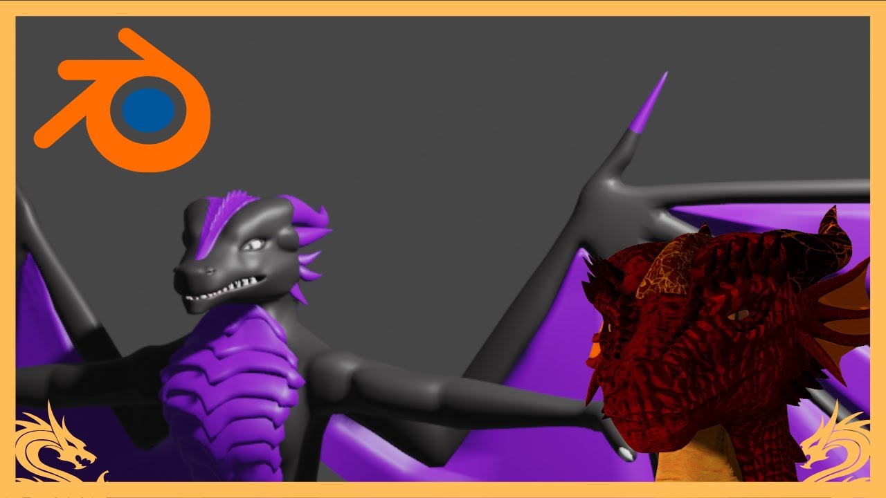 How to Make an Anthro Dragon Vtuber in Blender Pt 4: Rigging and ...