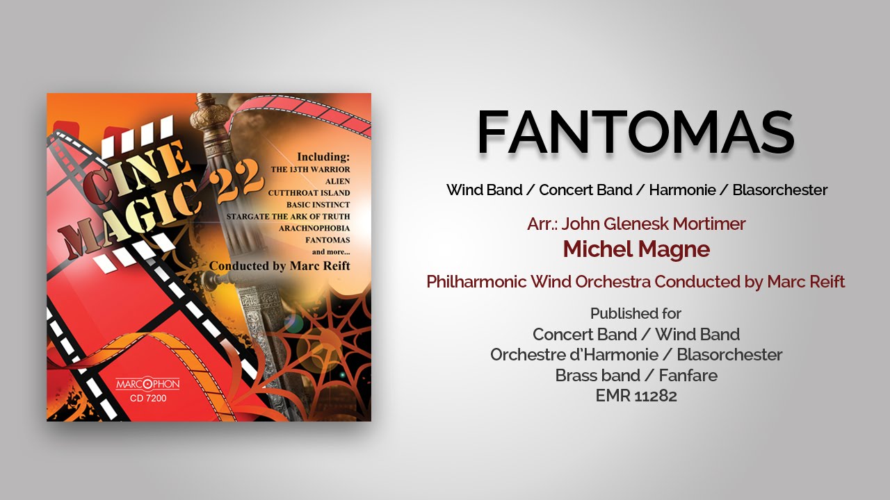 Marc Reift - Fantomas (Michel Magne, Arr.: John Glenesk Mortimer) adlı videoyu YouTube'da izle Marc Reift - Fantomas (Michel Magne, Arr.: John Glenesk Mortimer) adlı videoyu YouTube'da izle