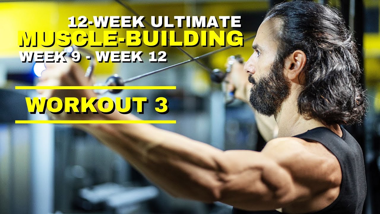 12-Week Ultimate Muscle-Building Program | Week 9 - Week 12 | Workout 3 ...