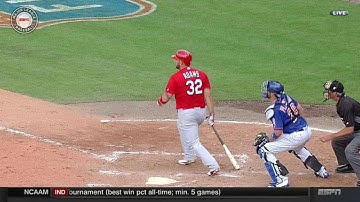 STL@NYM: Adams knocks in Holliday with a double