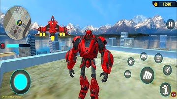 Robot Araba Dönüşümü Oyunu - Optimus Prime Multiple Transformation Jet Robot 2020 - Android Gameplay