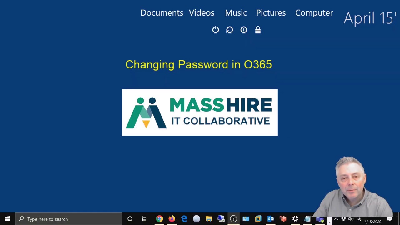 Change Password O365 YouTube