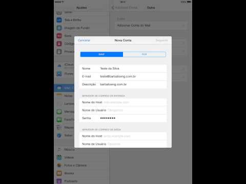 Configurando IMAP no Iphone/Ipad IOS8