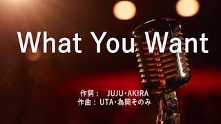 What You Want  - JUJU (高音質/歌詞付き/Romanized)