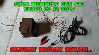 How to make a 12 volt CT transformer battery charge