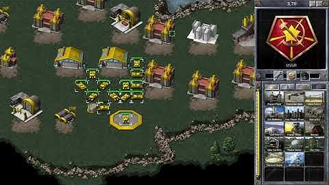 1 vs 7 Hard AI Red Alert Remastered (Soviets)