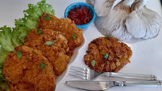 Delicious Vegan Schnitzel With Oyster Mushrooms Easy Homemade Recipe Fromvegi1