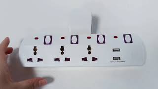 T Shape USB Universal Adapter Plug
