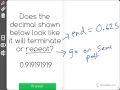 Understanding Repeating and Terminating Decimals