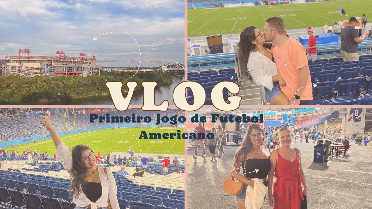 VLOG: PRIMEIRO JOGO DE FUTEBOL AMERICANO