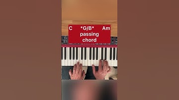 What is a Passing Chord?                 #musictheory #reharmonization #reharmonize #chords