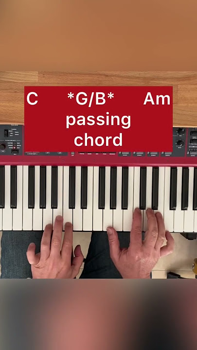What is a Passing Chord?                 #musictheory #reharmonization #reharmonize #chords