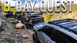 BIRTHDAY QUEST  WEEKENDERLANDER EP 37  4 Tacomas in the Colorado Mountains