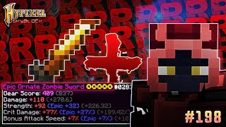 Ornate Zombie Sword Best Berserk Weapon | Hypixel Skyblock - Minecraft EP. 198