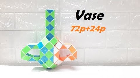 COMBINATION OF 2 SNAKE CUBE (72p+24p) - Vase