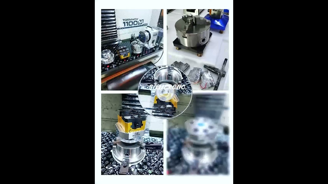 SilverCNC workholding fixtures: Mechanical zero-point base plates，Self-centering vises 