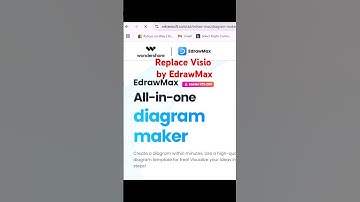 Replace visio by Edrawmax