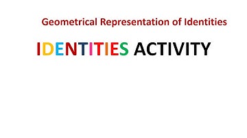 Identities - Geometrical Representation