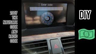 2007 Acura MDX  where to find  the Navigator code and Radio code location.