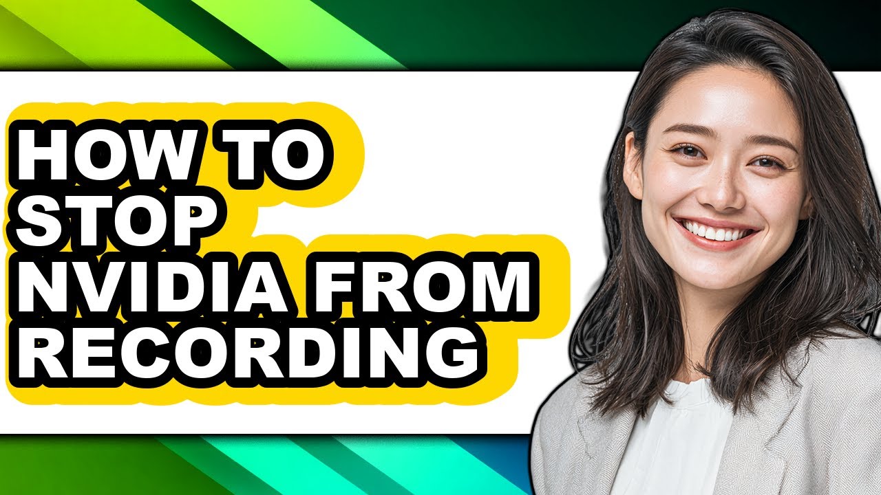 How to Stop Nvidia from Recording (only Way)