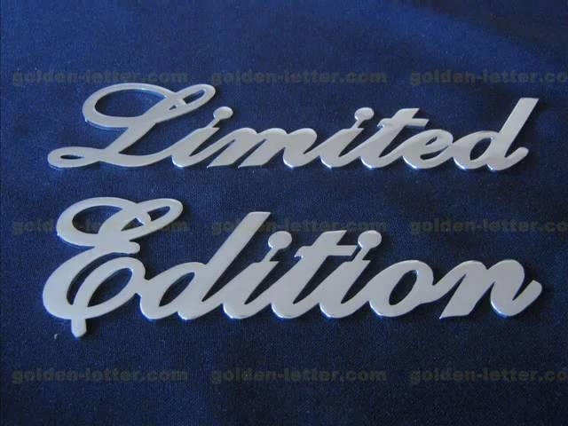 Limited Edition Logo, Chromed Metal