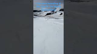 POV snow boarding in a mountain 3454 meters in the air :)