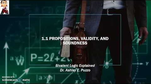 1.1a Propositions, Validity, and Soundness