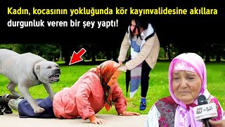 Kadın, Kocasının Yokluğunu Fırsat Bildi Ve Kör Kaynanasına Akıllara Durgunluk Veren Bir Şey Yaptı! Resimi