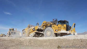 CAT 631K scraper makes its first appearance