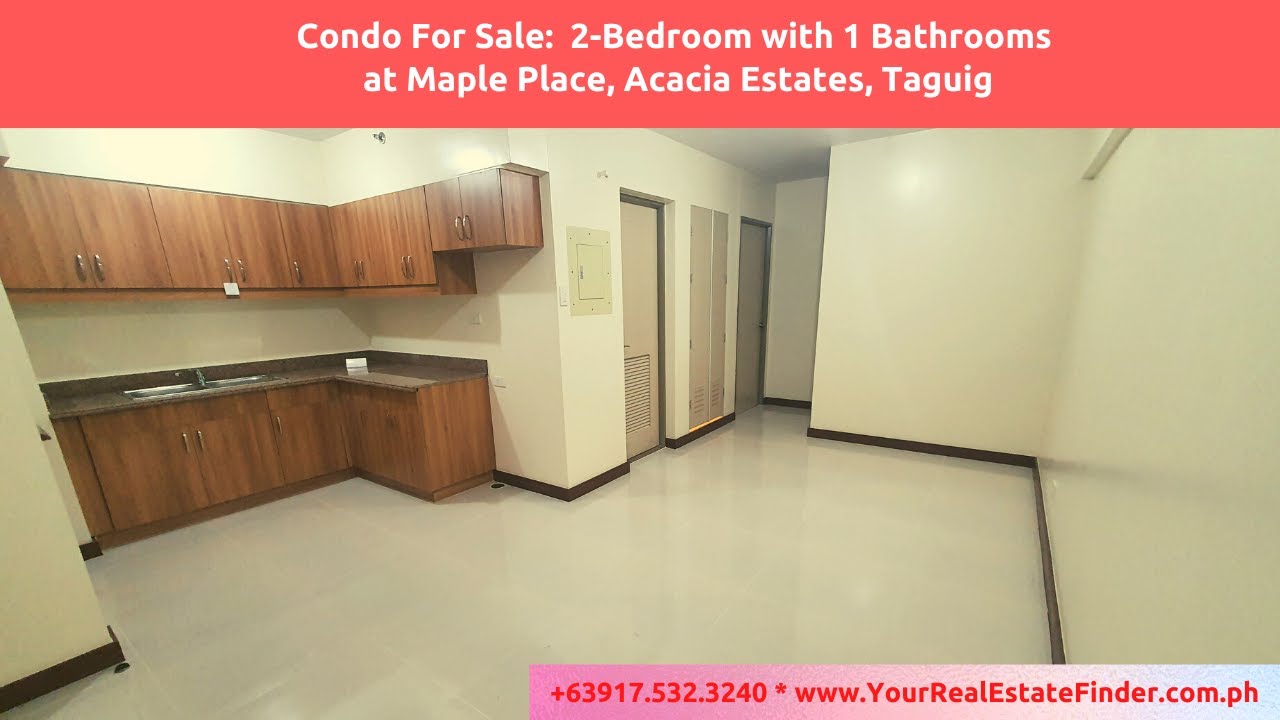 [Rented] DMCI 2BR (L403) Condo for Rent or Sale at Maple Place, Acacia Estates Taguig YouTube
