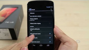How to Change the ringtone on Google Nexus 4 (LG)