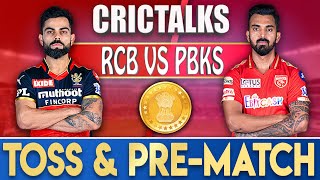 Live: RCB V PBKS | TOSS & PRE-MATCH | 48th Match | CRICTALKS