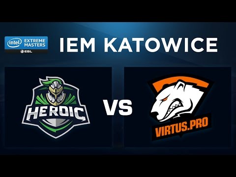 CS:GO - Heroic vs Virtus.pro - Nuke - IEM Katowice 2017 - Groupe B