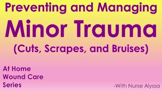 Skin Injuries : prevention and management