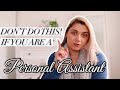 Don't do this if you are a Personal Assistant | Tips for Personal and Executive Assistants