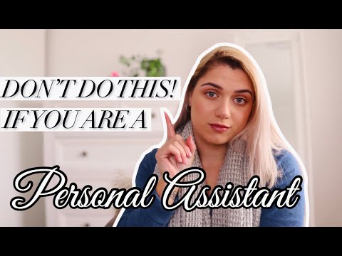 Video: Aș fi un asistent personal bun?