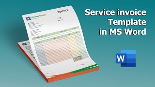 How to create Service invoice Forms Template in MS Office Word