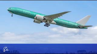 See The First Flight Of A Boeing 777 - 9