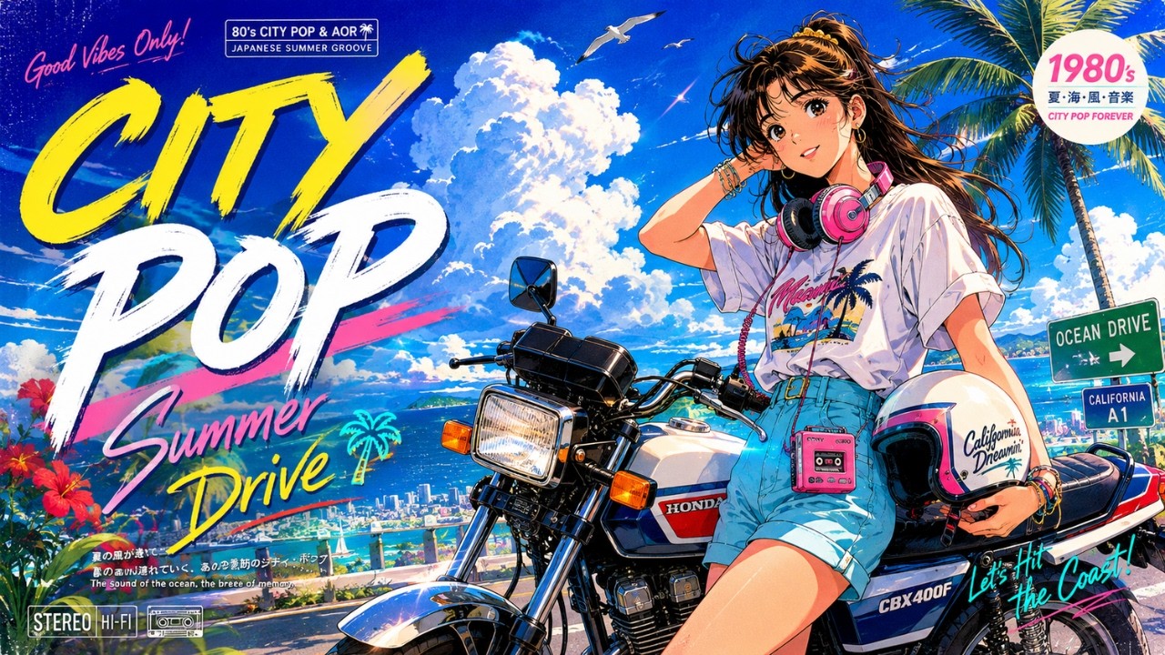 80s Japanese City Pop｜ビーチリフレッシュサマー【Playlist】 - YouTube