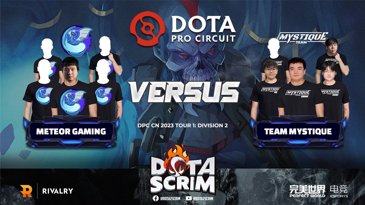 Meteor Gaming vs Team Mystique - DPC CN 2023 Tour 1: Division II - Game Highlights - BO3
